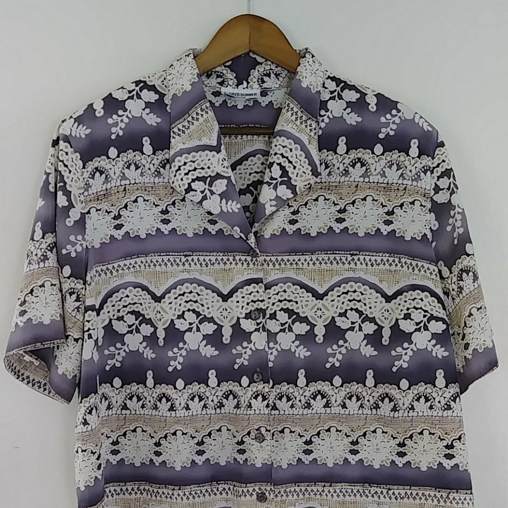 Alfred Dunner Short Sleeve Blouse
